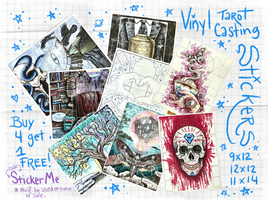 Tarot Casting Stickers