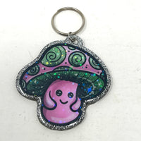 Magic Mushroom Keyring