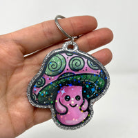 Magic Mushroom Keyring