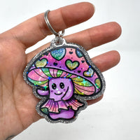 Magic Mushroom Keyring