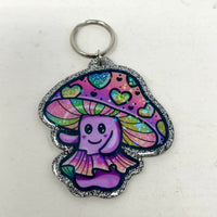 Magic Mushroom Keyring