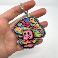 Magic Mushroom Keyring