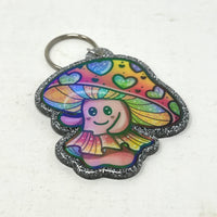 Magic Mushroom Keyring