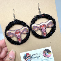 Boucles d'oreilles Serpents utérins