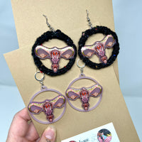 Boucles d'oreilles Serpents utérins