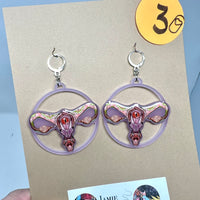 Boucles d'oreilles Serpents utérins