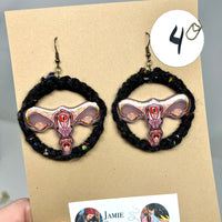 Boucles d'oreilles Serpents utérins