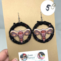 Boucles d'oreilles Serpents utérins