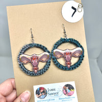 Boucles d'oreilles Serpents utérins