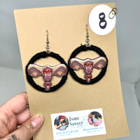 Boucles d'oreilles Serpents utérins