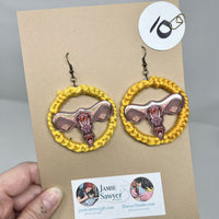 Boucles d'oreilles Serpents utérins