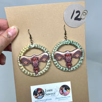 Boucles d'oreilles Serpents utérins