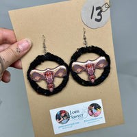 Boucles d'oreilles Serpents utérins