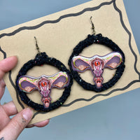 Boucles d'oreilles Serpents utérins