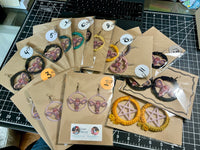 Boucles d'oreilles Serpents utérins