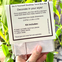 Boîte de rangement pour bureau - Kit de bricolage