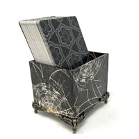 Desktop Tarot box- Spiderwebs