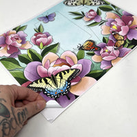 Butterfly Wisdom Tarot Casting Vinyl Sticker