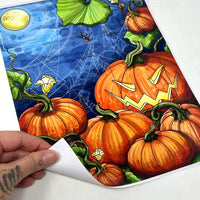 Pumpkin Night Tarot Casting Vinyl Sticker
