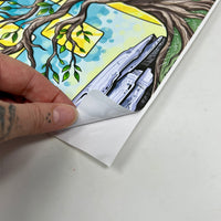 Ancestry Tarot Casting Vinyl Sticker