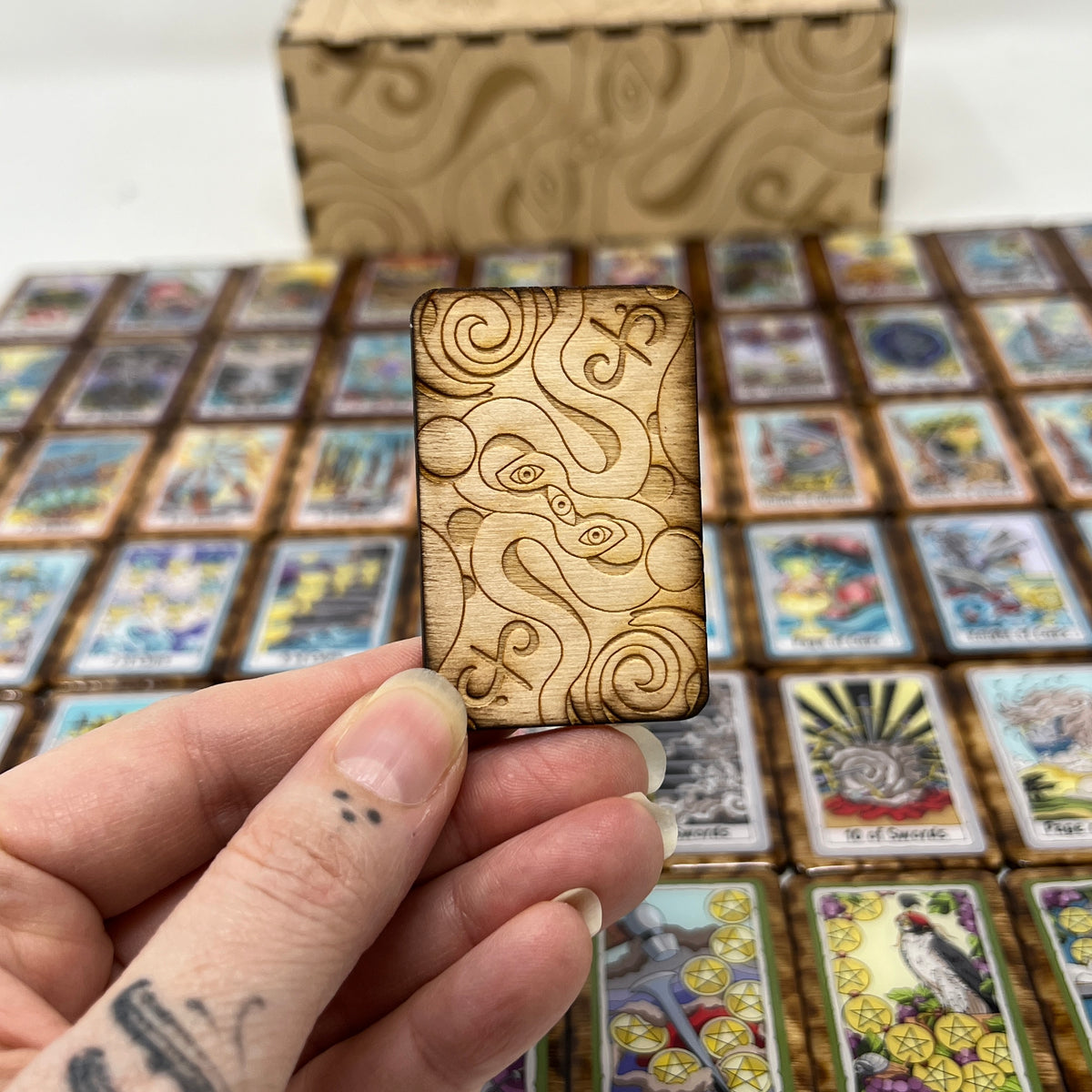 TARO The Felt Tarot Tiles by Jamie Sawyer| JamieSawyer336
