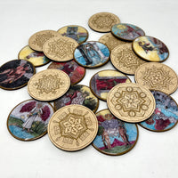 Mandala Major Arcana Tokens