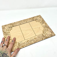 Planche de coulée carrée du tarot quotidien