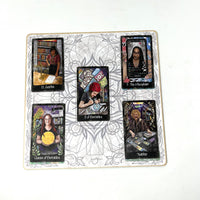 Planche de coulée carrée du tarot quotidien
