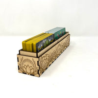 Desktop Tarot Deck Storage Tray: 2 deck capacity