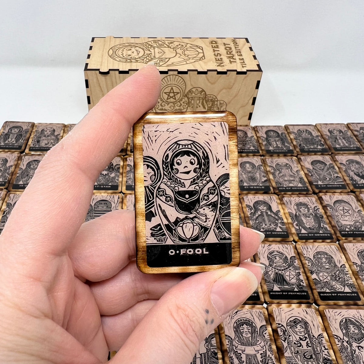 Nested Tarot Tiles by Jamie Sawyer| JamieSawyer336