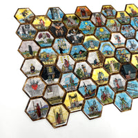 Hexagonal 1909 RWS Tarot Tiles- The Sawyer Redux Edition
