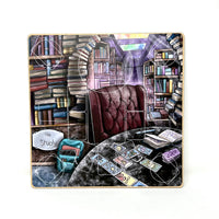 Enter the Study- Color Daily Tarot Casting Board