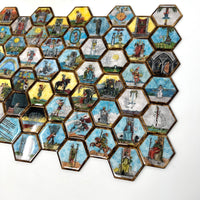 Hexagonal 1909 RWS Tarot Tiles- The Sawyer Redux Edition