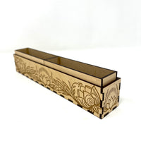 Desktop Tarot Deck Storage Tray: 2 deck capacity