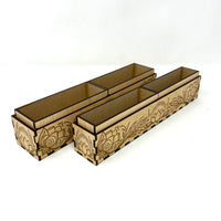 Desktop Tarot Deck Storage Tray: 2 deck capacity