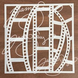 Filmstrip stencil