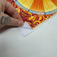 Sun themed Year Ahead Tarot Casting Vinyl Sticker