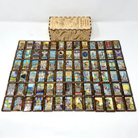 The Felt Tarot Tiles- Black Border Edition