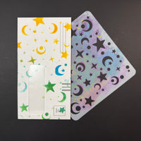Stars and Moons stencil