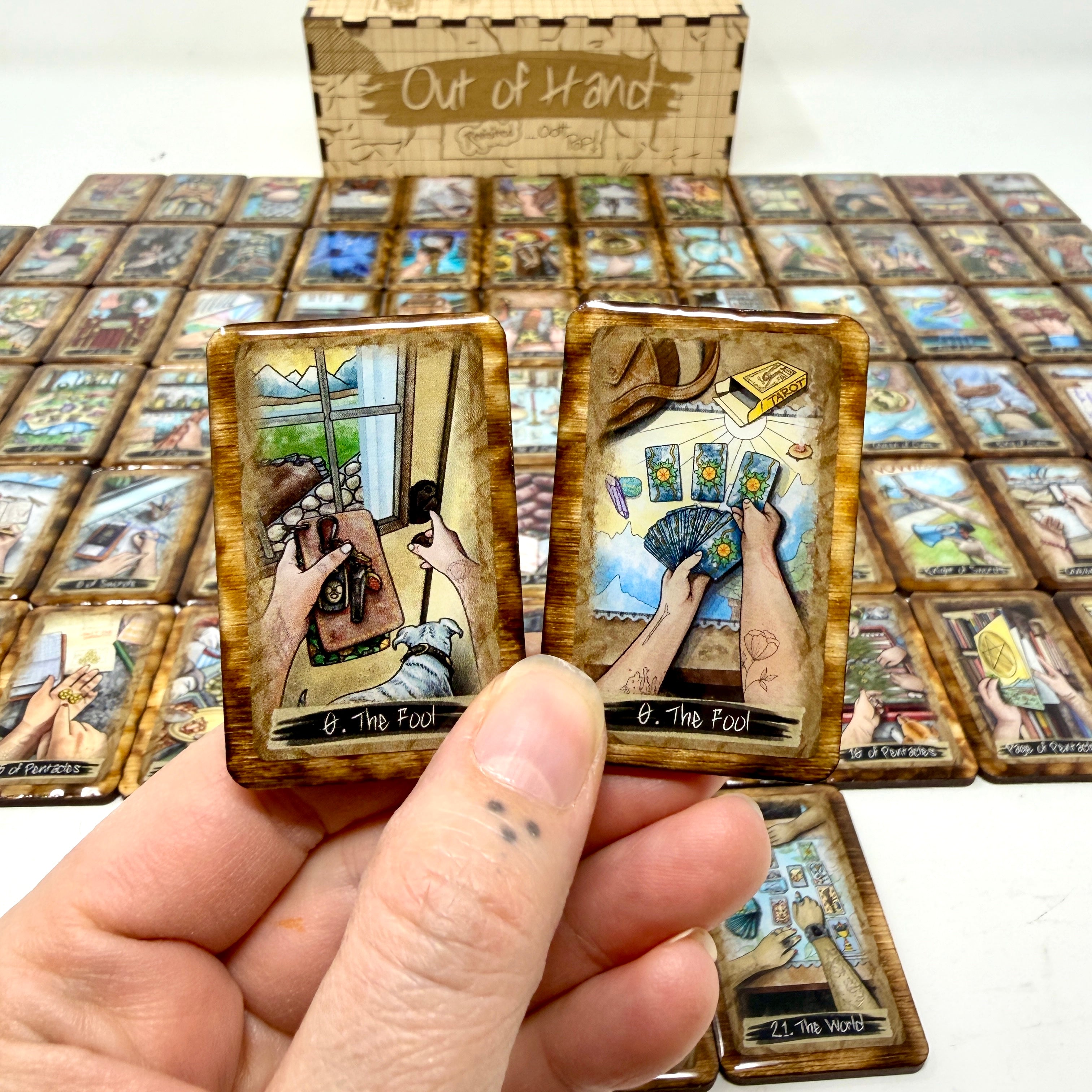 Out of Hand Revisited OOH PoP! Tarot Tiles by Jamie Sawyer
