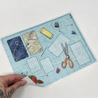 Sewing Tarot Casting Vinyl Sticker