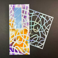 Scribble and Brush strokes stencil