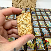 The Felt Tarot Tiles- Black Border Edition