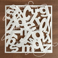 ab through z lowercase stencil