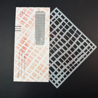 Basket Weave 6x6 stencil