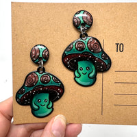 Magic Mushroom Earrings
