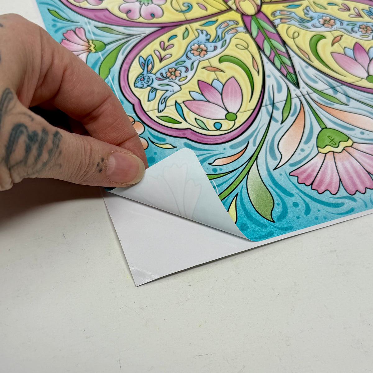 Ostara Tarot Casting Vinyl Sticker by Jamie Sawyer| JamieSawyer336