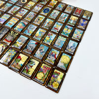 The Felt Tarot Tiles- Black Border Edition
