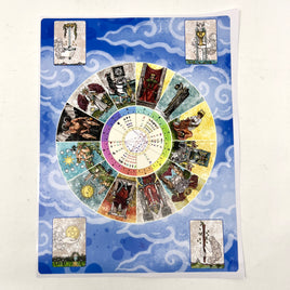 Autocollant en vinyle Tarot dans les maisons