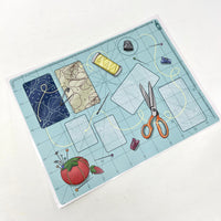 Sewing Tarot Casting Vinyl Sticker